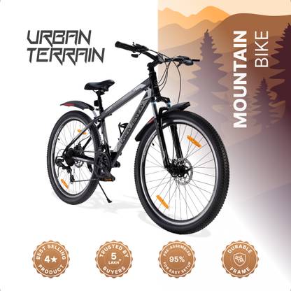 Urban Terrain Mountain Bike 27.5T Shimano Geared Cycles for Men with Disc Brake MTB UT1000 27.5 T (inch) Road Cycle