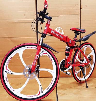 CHARBHUJASTEEL 3&6 Spock Foldable Cycle With 21 Shimano Gear 27.5 T (inch) Folding Bikes/Folding Cycle