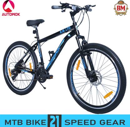 B.M. LIMITED AUTOWOK WICK Multi Speed Geared MTB Bike, 85% Installed Dual Disc Brake. 27.5 T (inch) Mountain Cycle