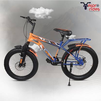 Xaipro 20T MAX300 ORANGE DOUBLE DISC SHOCKER BICYCLE FOR KIDS 20 T (inch) BMX Cycle