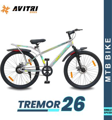 AVITRIBIKES Tremor-26 Single Speed V Brake Adult-Recreation Cycle 26 T (inch) Recreation Cycle