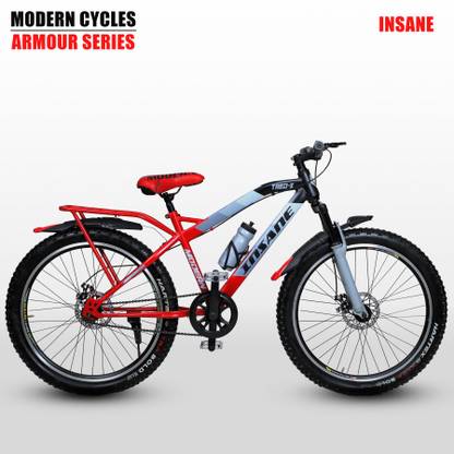 ModernCycle INSANE (Dual Disc, Front Shocker) with carrier 26 T (inch) Road Cycle