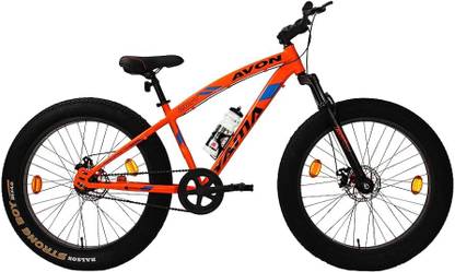 Avon Cycles YAMA |FRONT SUSPENSION| FAT TYRES 26 * 400|Dual Disc Brakes] 26 T (inch) Fat Tyre Cycle
