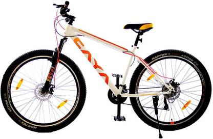 CAYA Fade 27.5" Satin White Double Alloy Rim, Dual Disk Brake 27.5 T (inch) Hybrid Cycle/City Bike