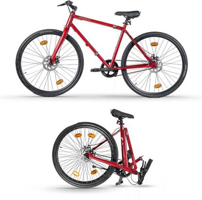 HORNBACK M1s World's First Full-Sized Diamond Frame Foldable/Folding Cycle for Unisex 28 T (inch) Folding Bikes/Folding Cycle
