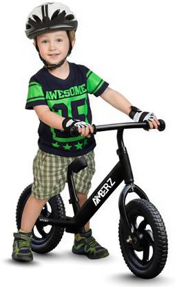 AMBERZ Balance Bike For 2-5 Years Old Kids No Pedal With Adjustable Seat Height 12 T (inch) Recreation Cycle
