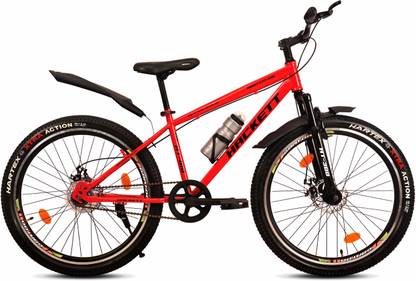 GANTON HACKETT HT-100 26T WITH FRONT SHOCKER - DUAL DISC BRAKE- SINGLE SPEED- ALLOY RIM 26 T (inch) Mountain/Hardtail Cycle