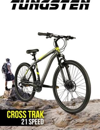TUNGSTEN CROSS TRAK 21 | DUAL DISC | SUSPENSION | FULLY FITTED 26 T (inch) Mountain Cycle