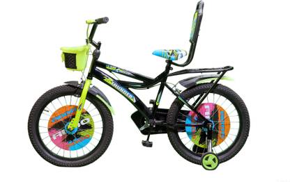 Addo India Eastman THUNDER Kids Bicycle in Steel Frame & Inbuilt Carrier, Swan Neck Handle 16 T (inch) BMX Cycle