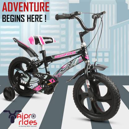 xaipro rides 14T SHARK BMX PINK CYCLE FOR 2 TO 5 YEARS KIDS 14 T (inch) BMX Cycle