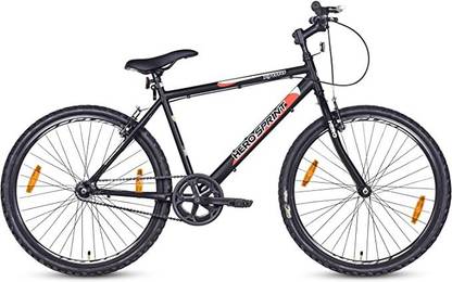 YogitaEnterpris 26T Single Speed 18 inches Frame Mountain Bike (Black, Ideal For 12+ Years Men) 26 T (inch) Mountain Cycle