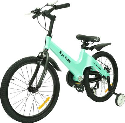R for Rabbit Tiny Toes Rapid-Smart Kids Cycle with Plug and Play 7 to 10 Years 20In (Lake Blue) 20 T (inch) Road Cycle