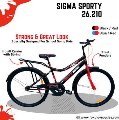 FOXGLOVE SIXTY NINE 26 INCH IBC GLOSSY BLACK FRAME TYRE TUBE FOR 8 PLUS AGE 90 % FITTED 26 T (inch) Road Cycle