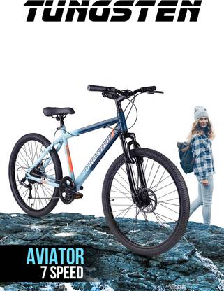 TUNGSTEN AVIATOR 7 SPEED | DUAL DISC | FRONT SUSPENSION | FULLY FITTED 26 T (inch) Mountain Cycle