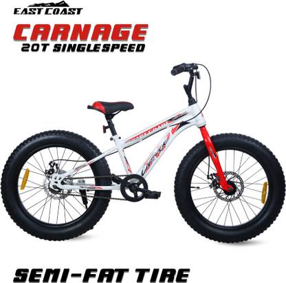 EAST COAST Carnage 20T cycle/Fat bike for 5 to 9 year kids 20 T (inch) Mountain Cycle