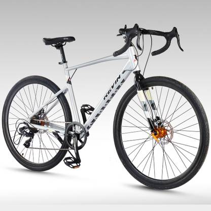 REVIN Carrera Roadbike 700C | Aluminium Alloy | Shimano Groupset | 90% Assembeled 700C T (inch) Road Cycle