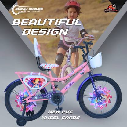FOXGLOVE BELLA 20 INCH BARBIE PINK TYRE TUBE FOR AGE 5 TO 10 YRS 90% FITTED 20 T (inch) Road Cycle