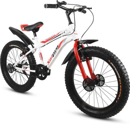 Xaipro 20T K-9 300 WHITE-RED CYCLE FOR KIDS 20 T (inch) BMX Cycle