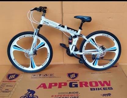 Appgrow Folding cycle 26T 21speed DDB for 12+ years (unisex) 26 T (inch) Folding Bikes/Folding Cycle