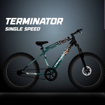 CRADIAC TERMINATOR SINGLE SPEED | NON-GEARED | FRONT SUSPENSION | DUAL DISC 26 T (inch) Mountain Cycle