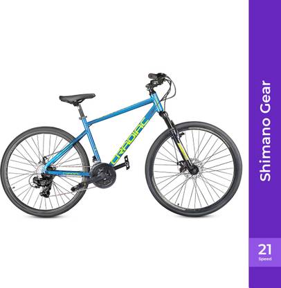 CRADIAC GUNNER 21 SPEED | FRONT SUSPENSION | 6061 ALLOY FRAME | DUAL DISC 700C T (inch) Hybrid Cycle/City Bike