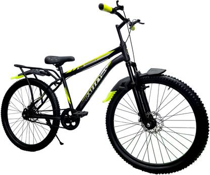 Ralley Gold KRYO 2.0 26T Bicycle with Carrier | Front Suspension | Dual Disc Brakes 26 T (inch) Mountain Cycle