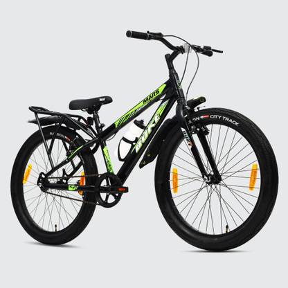 Buke MARS 24T Fat Tyre Bicycle for Boys with Carrier 85% Pre Fitted Stylish Design 24 T (inch) Hybrid Cycle/City Bike