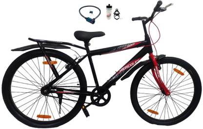 HERCULES WildRock Ranger Single Speed Cycle Inbuilt Carrier Bicycle 26 T (inch) Hybrid Cycle/City Bike
