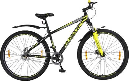 Kross Nspire-S 24T Single Speed Unisex Mountain Bike 34.3 Cm Frame - Matt Black Yellow 24 T (inch) Mountain Cycle