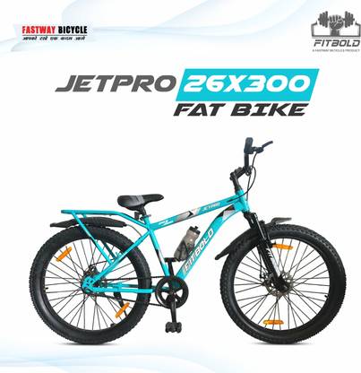 FITBOLD JetPro IBC|26x300| SeaGreen | Age 13+| 85%Fitted | F-Suspension | DualDiscBrakes 26 T (inch) Mountain Cycle