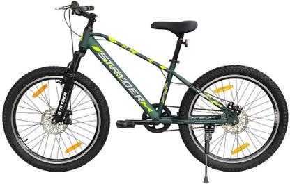 STRYDER 24" Magnet Single Speed Bicycle With Disc Brake & Front Suspension | 24 T (inch) Mountain Cycle