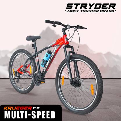 STRYDER 27.5" Krueger 21 Speed Bicycle | Durable & Stylish Ride 27.5 T (inch) Mountain Cycle