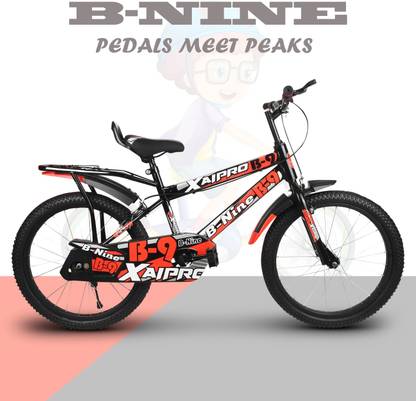 crafto kids 20T B-Nine Matte Black UV Protective Coating, Ideal for 6 to 9 Years Kids cycle 20 T (inch) BMX Cycle