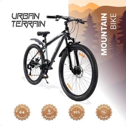 Urban Terrain UT1000S26 Steel MTB Cycles Shimano Geared for Men with Dual Disc Brake 26 T (inch) Road Cycle