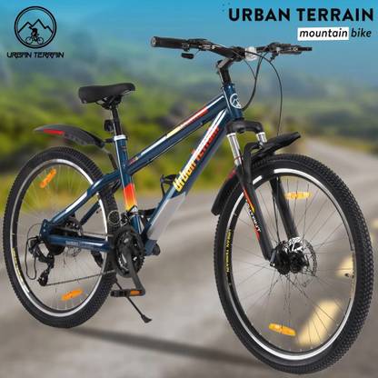 Urban Terrain Mutant Steel MTB Cycles Shimano Geared for Men with Dual Disc Brake 27.5 T (inch) Road Cycle