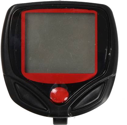 Kross Wireless Cyclocomputer,14 Functions Speedometer, Waterproof, Black Red Wireless Cyclocomputer