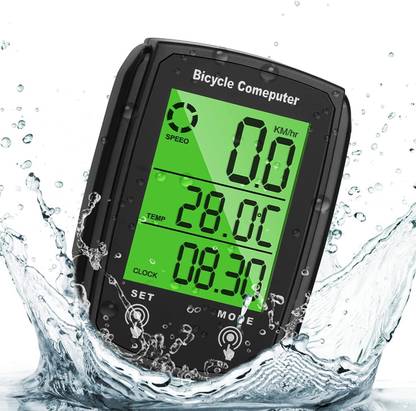?keycraze Wireles Bike Speedomter Avrage Speed, Max Speed, Calorie 19 Functions Wireless Cyclocomputer