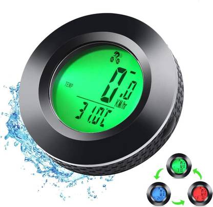 TUHI Universal Waterproof Bicycle Speedomet LCD Power Meter Wireless Cyclocomputer
