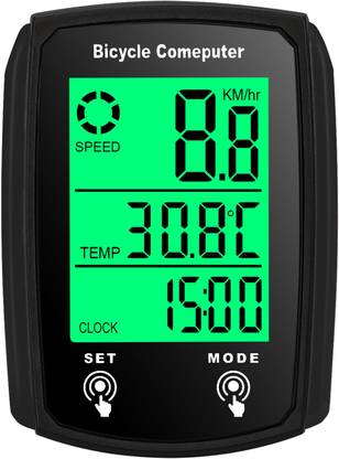 SHIVEXIM Universal 19 Functions IP54 Waterproof Bicycle Speedometer Odometer Wireless Cyclocomputer