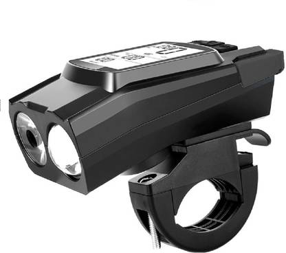 Protos India.Net Dual Head Light Wireless Sensor Bicycle Waterproof Speedometer Computer Odometer Wireless Cyclocomputer