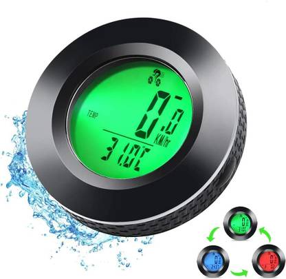 SHIVEXIM Universal Waterproof Bicycle Speedomet LCD Power Meter Wireless Cyclocomputer