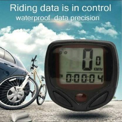 Oblivion Durable Cycle Computer with Trip Distance, Speed Monitor, and Timer Display Wired Cyclocomputer