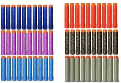 shreenik Colourful Soft Foam Dart for Nerf Refill Darts for N-Stike _50pis_multicolour Soft Tip Dart