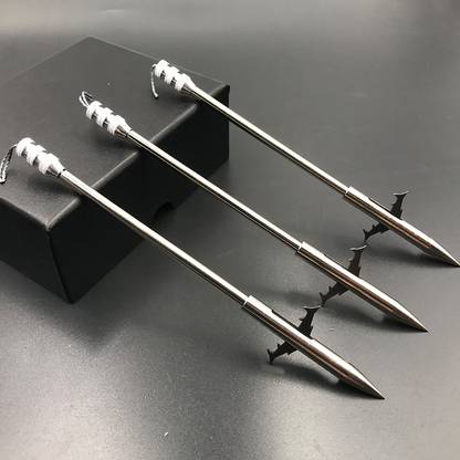 Marksman Stainless Steel Seamless Barbed Rear Fish Darts Catapult Fishing Tool-Pack of 3 Steel Tip Dart