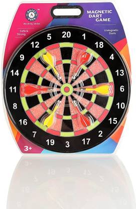 333MART Magnetic Dartboard with 6 Soft Darts, Suitable for Kids Soft Tip Dart
