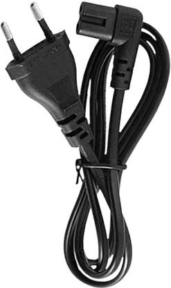 DEVBHOOMI 2-in-1 Cable 1.8 m DB-4 Feet L-Shape 2-Slot Non-Polarized Angle Power Cord AC Power Cord