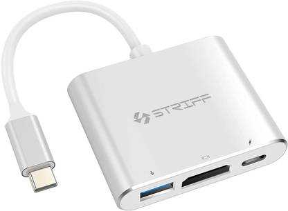 STRIFF 3-in-1 Cable 0.23 m 3in1_USB_C_to_HDMI_Adapter
