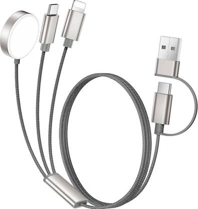 Zorbes 3-in-1 Cable 1.2 m USB C Cable for iPhone 16 Multi Charging Portable 4FT
