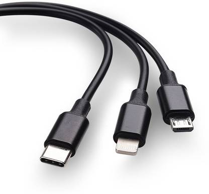 Bashaam 3-in-1 Cable 1.2 m R34 3 in 1 Cable New Convenient Portable Wire Comaptible With Many Devices