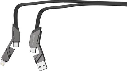 MuvTech 3-in-1 Cable 1 m zinc alloy 4 IN 1 Data Cable